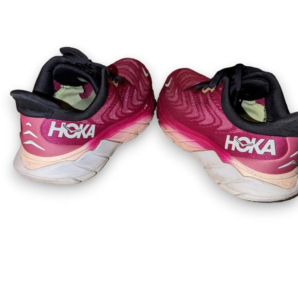 Hoka One One Arahi 6 Festival Fuchsia Ibis Rose Pink Running Shoes Sneakers 9B - Picture 7 of 8